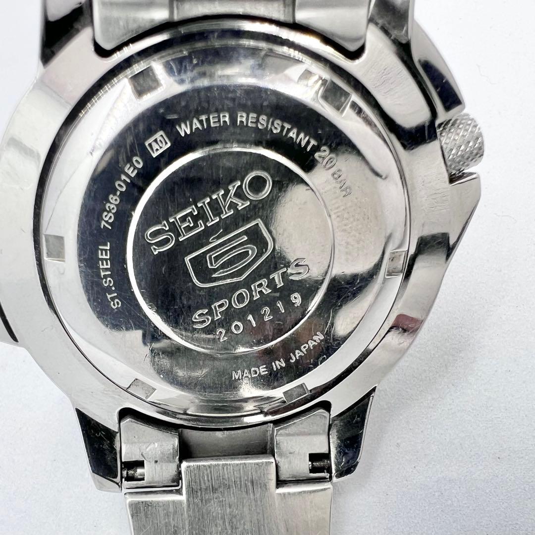 SEIKO 5 SPORTS セイコー ファイブ7S36-01E0自動巻