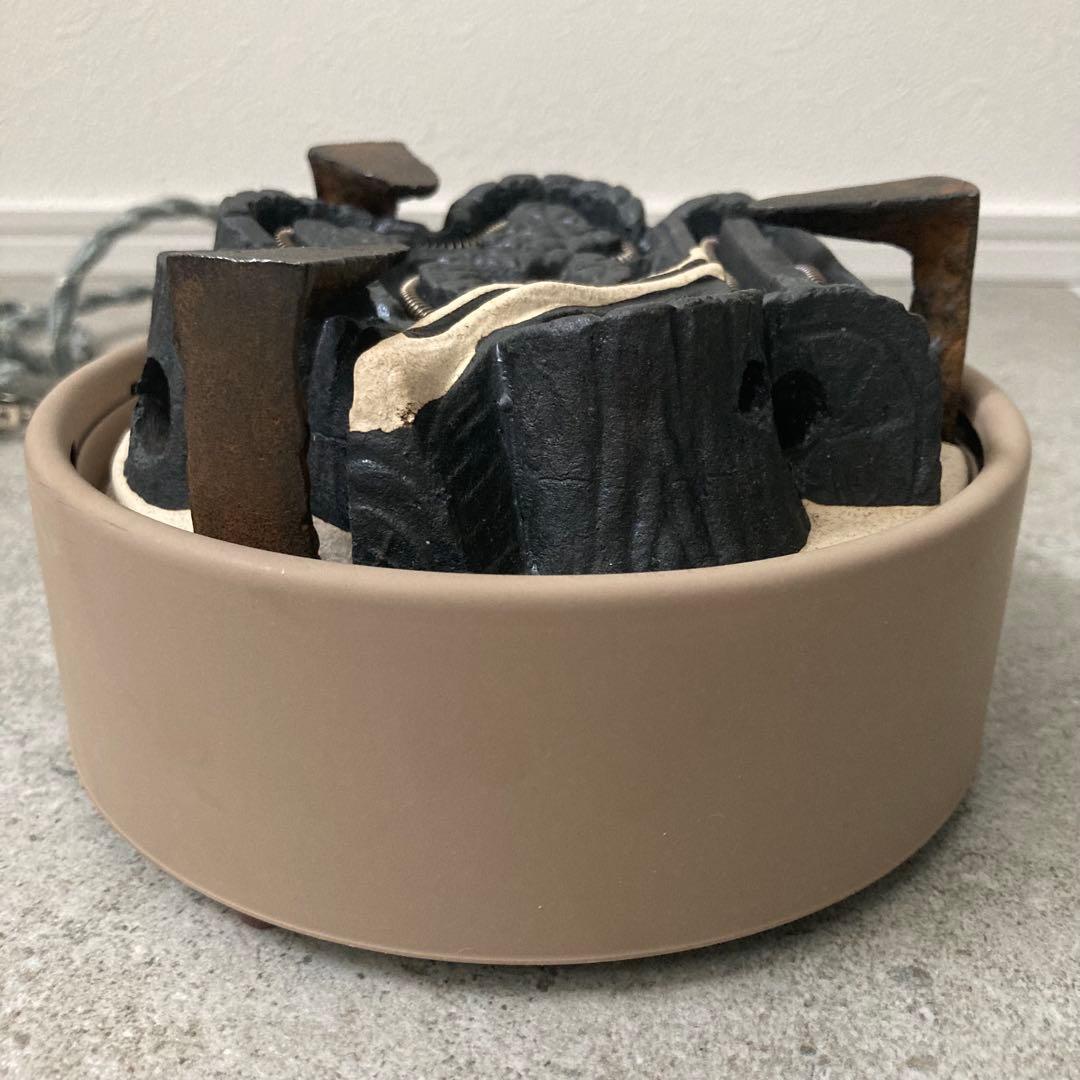 茶道具 茶釜 風炉釜 炭型電熱器 セット