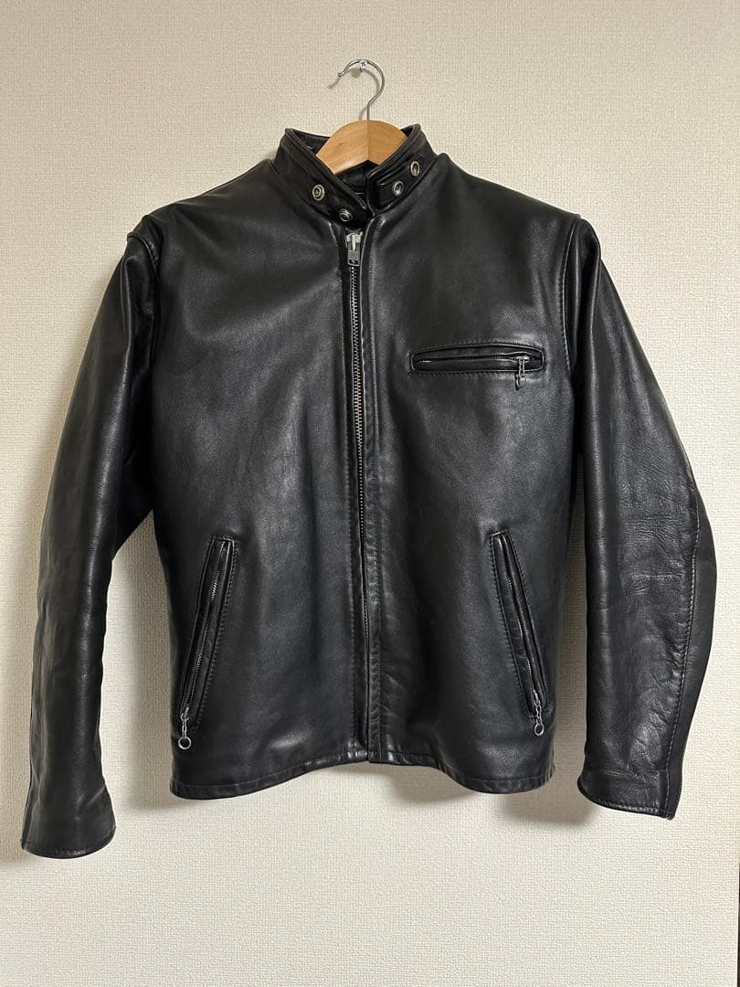 schott641【38】ライナー付 米国製　牛革