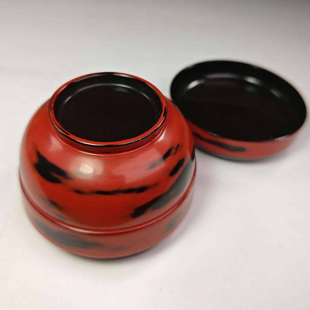 イ614 棗『根来茶器　棗　木箱』茶入　茶道具