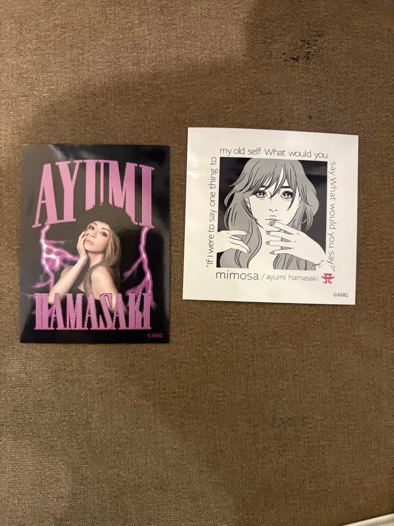 浜崎あゆみMFC STORE 限定ノベルティステッカー2種セット