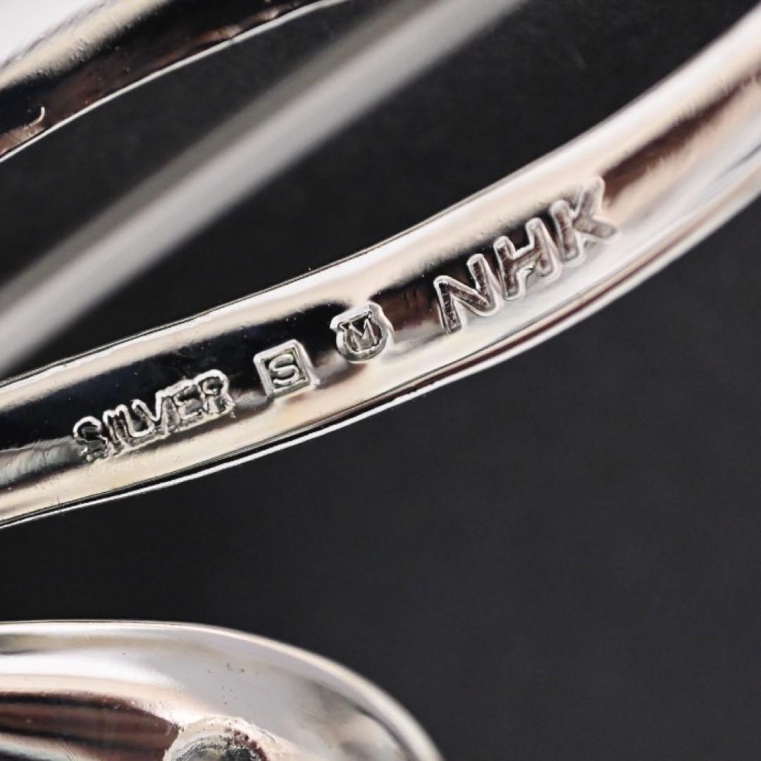 【未使用保管品】ミキモト　アコヤ　パール　シルバー　ブローチ　コサージュ　本真珠