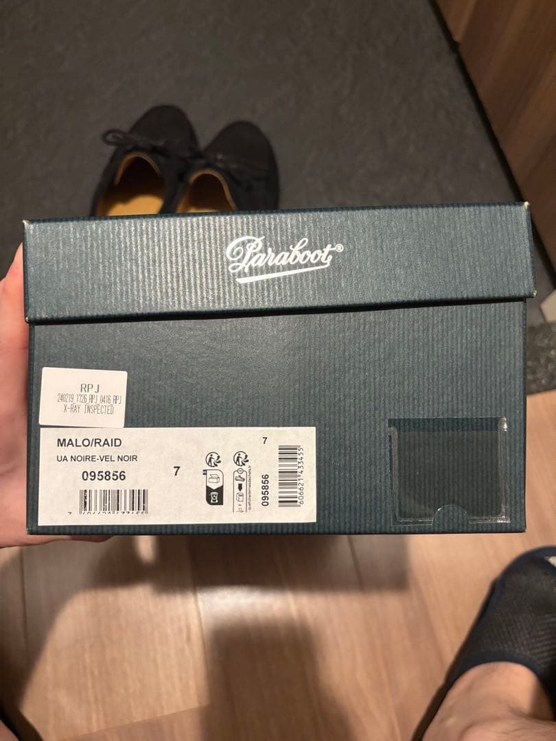 Paraboot 別注　アローズ　malo デッキシューズ　スウェード