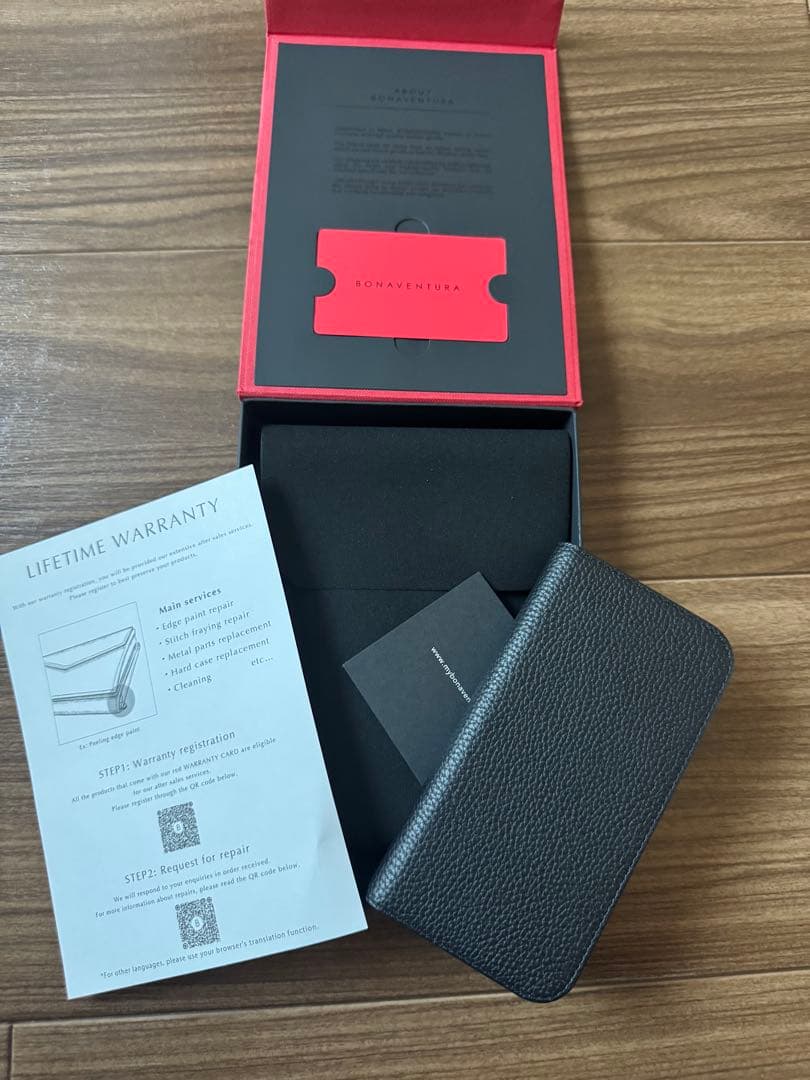 ボナベンチュラ　iPhone15proケース　手帳型　BONAVENTURA