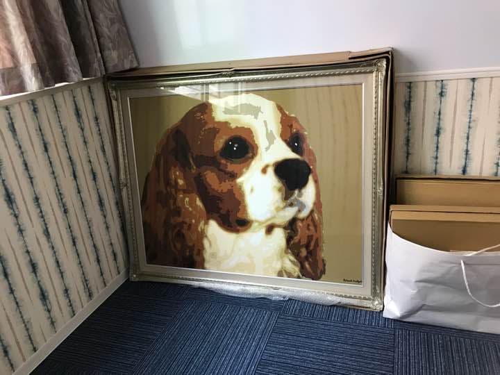 絵画キャバリアグッズ F50号 入賞作品