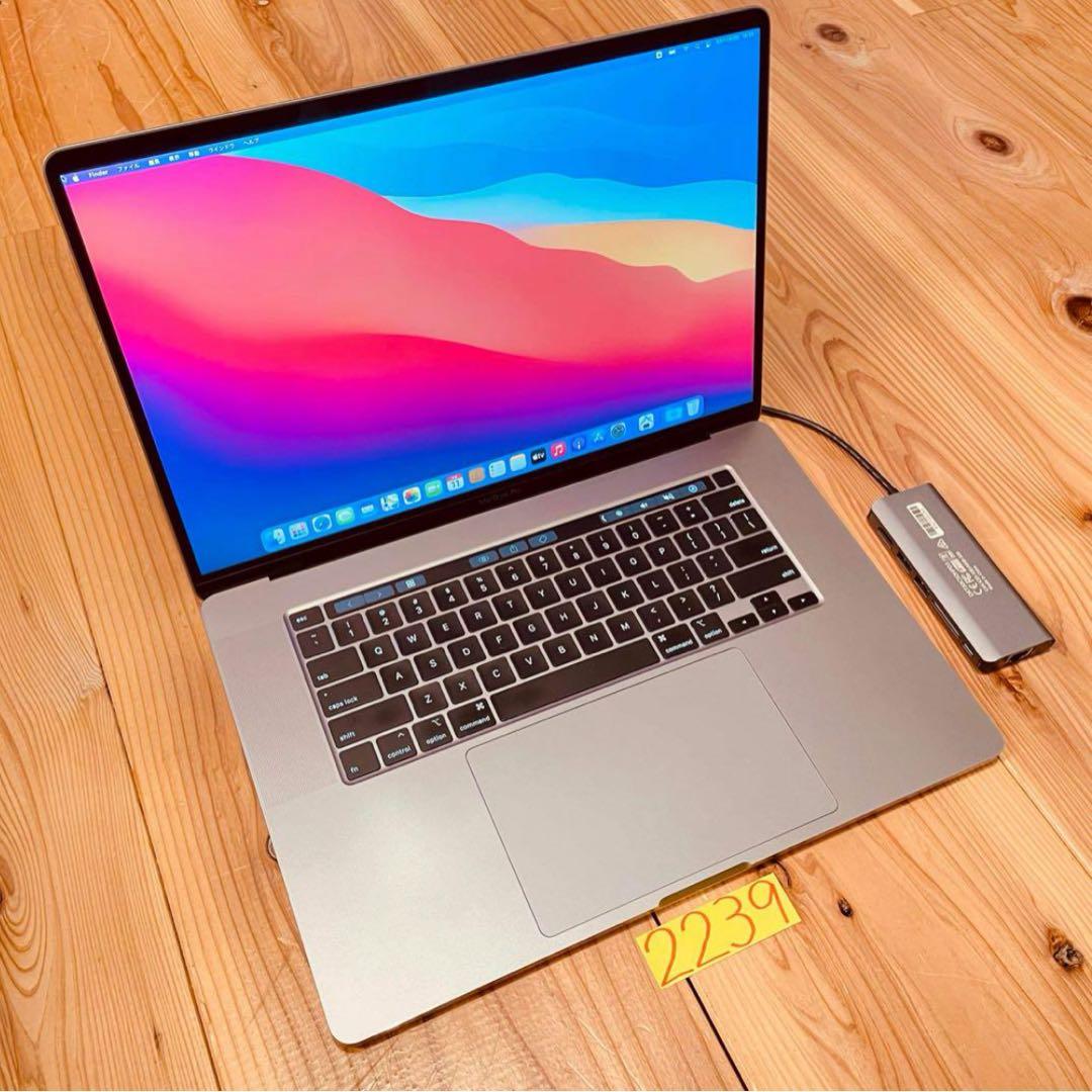 美品 MacBook pro 16インチ 2019 i9 メモリ64GB US
