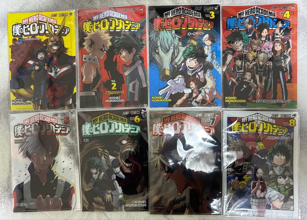 ヒロアカ　クリアファイル　ヒロアカ展　JC柄クリアファイルコレクション