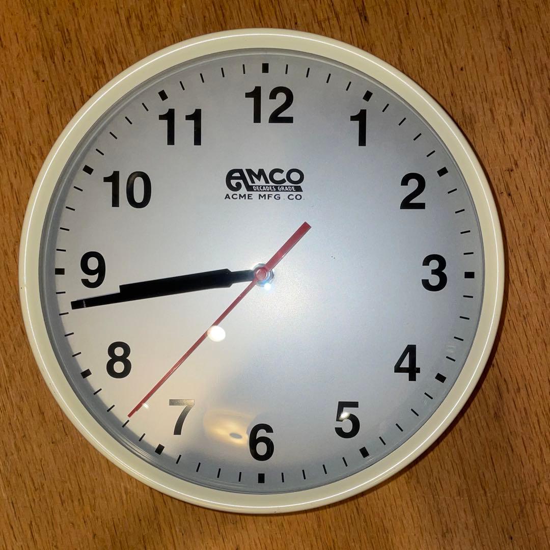 アクメ　AMCOCLOCK 白　レア　廃盤