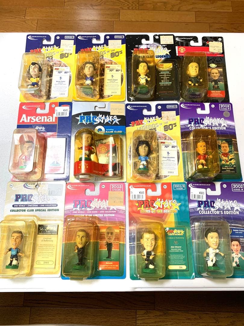 未開封　コリンシアン　欧州サッカー名選手フィギュア12体