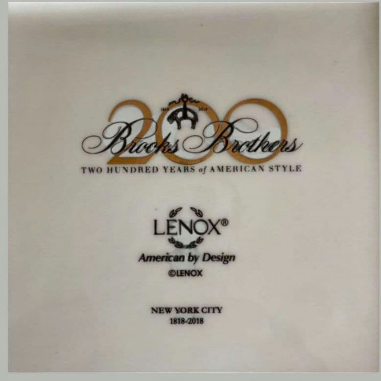 超希少！非売品 ブルックス ブラザーズ 200周年 記念 プレート ノベルティ