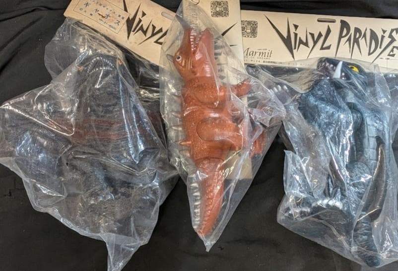 昭和ガメラ・バルゴン・ギャオス（マーミット）ビニールパラダイス未開封３体セット