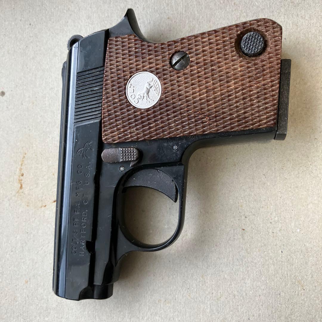 コルト .25オート　モデルガン　インサイドホルスター付