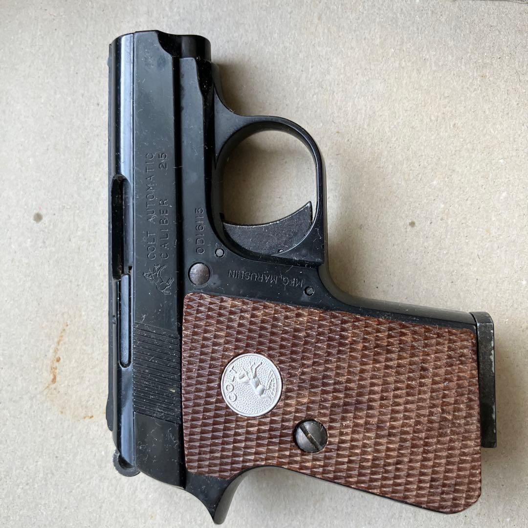 コルト .25オート　モデルガン　インサイドホルスター付