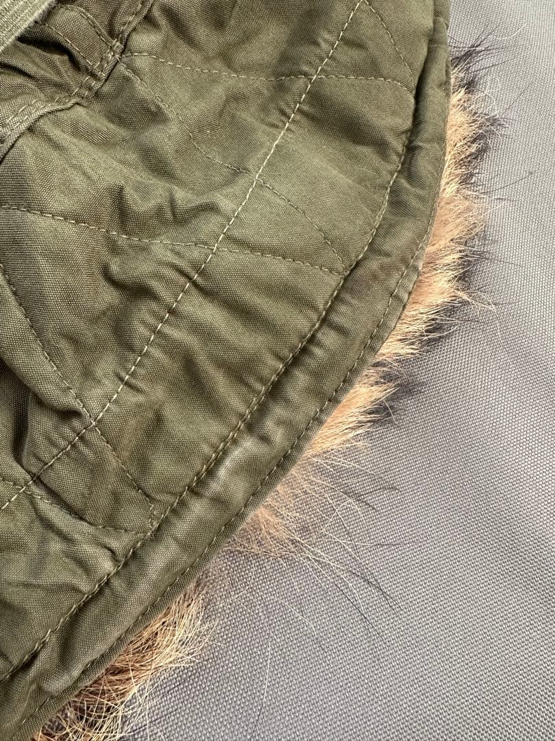 M-51 モッズコート用フード　縞