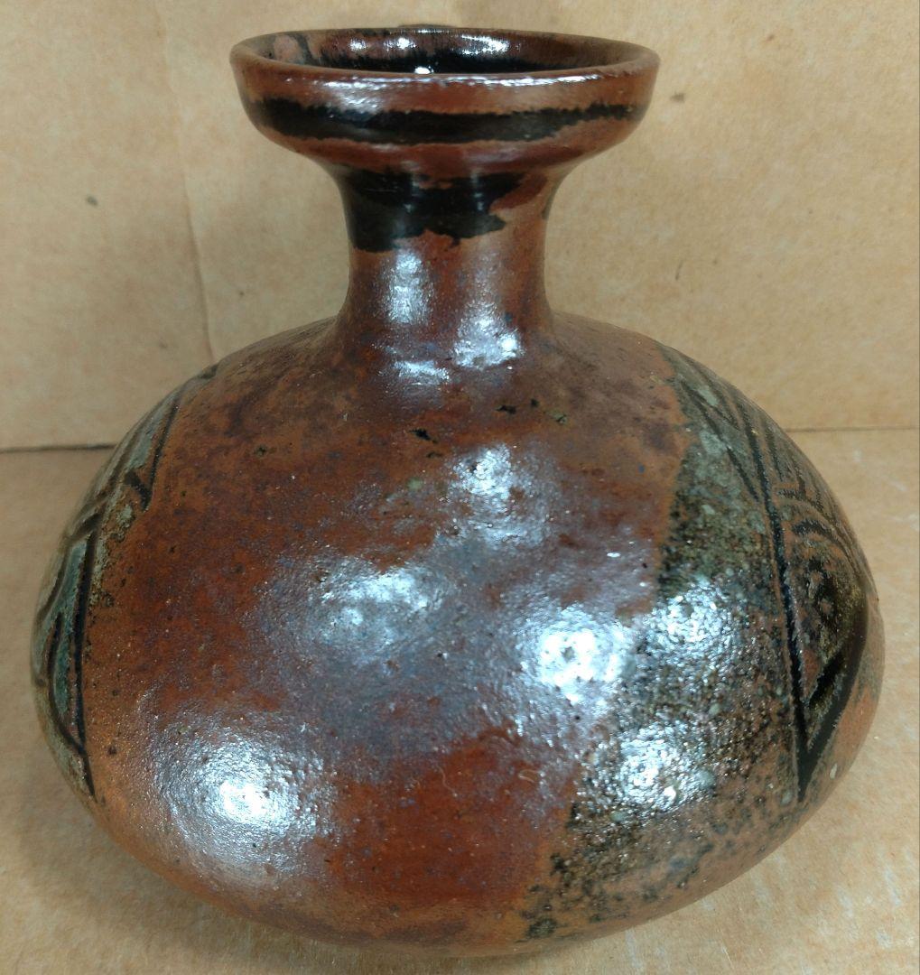 【本物保証】金城次郎 壷屋焼 カラカラ(魚2匹）共箱 栞 人間国宝 やちむん