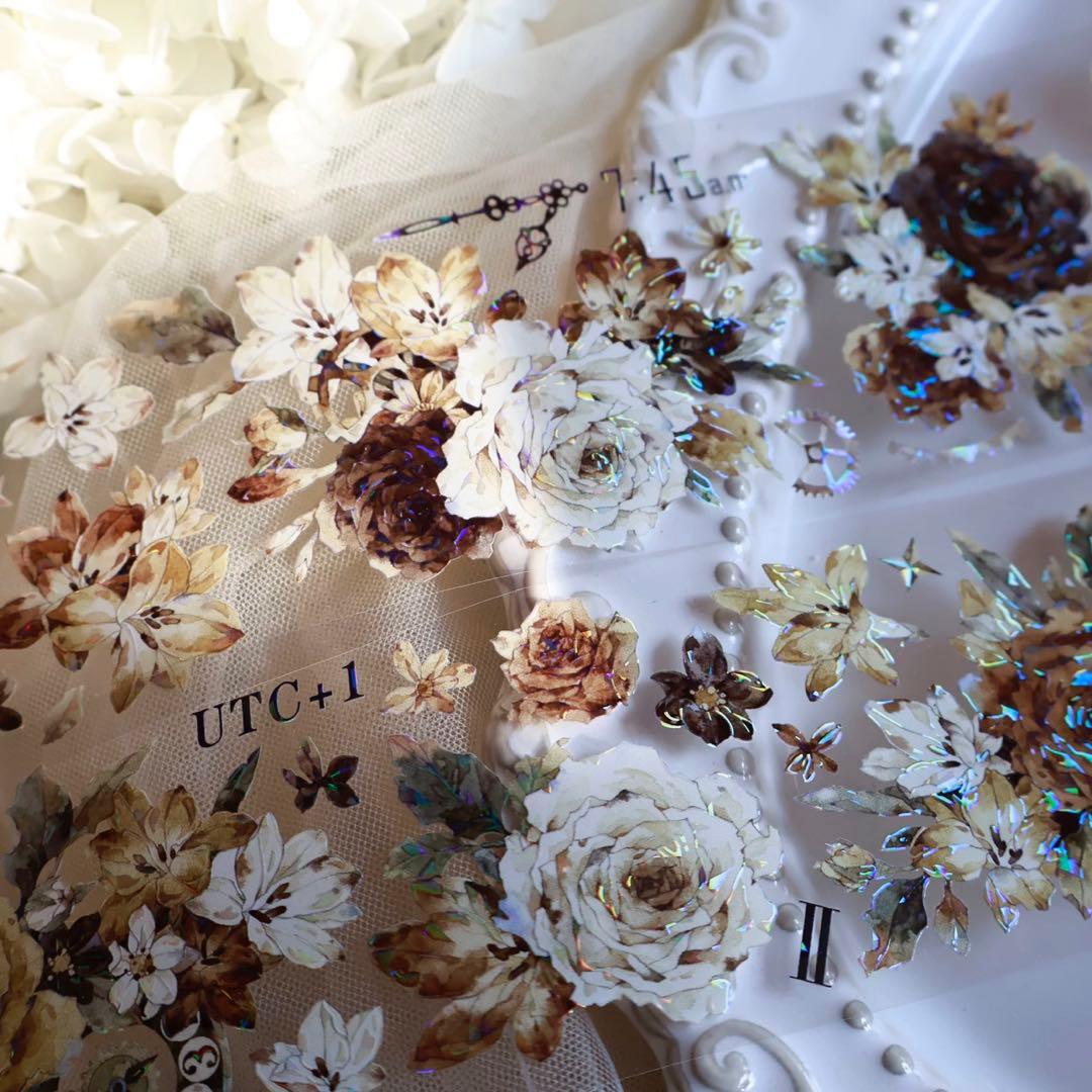 ⭐️SALE⭐️ 壹洱原创《琥珀流光》海外マスキングテープ　マステ 【2367】