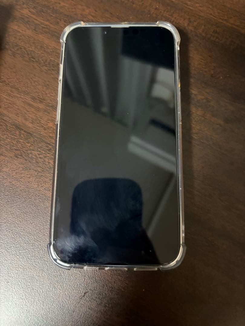 iPhone14 128GB ブルー　背面大幅割れ　ジャンク