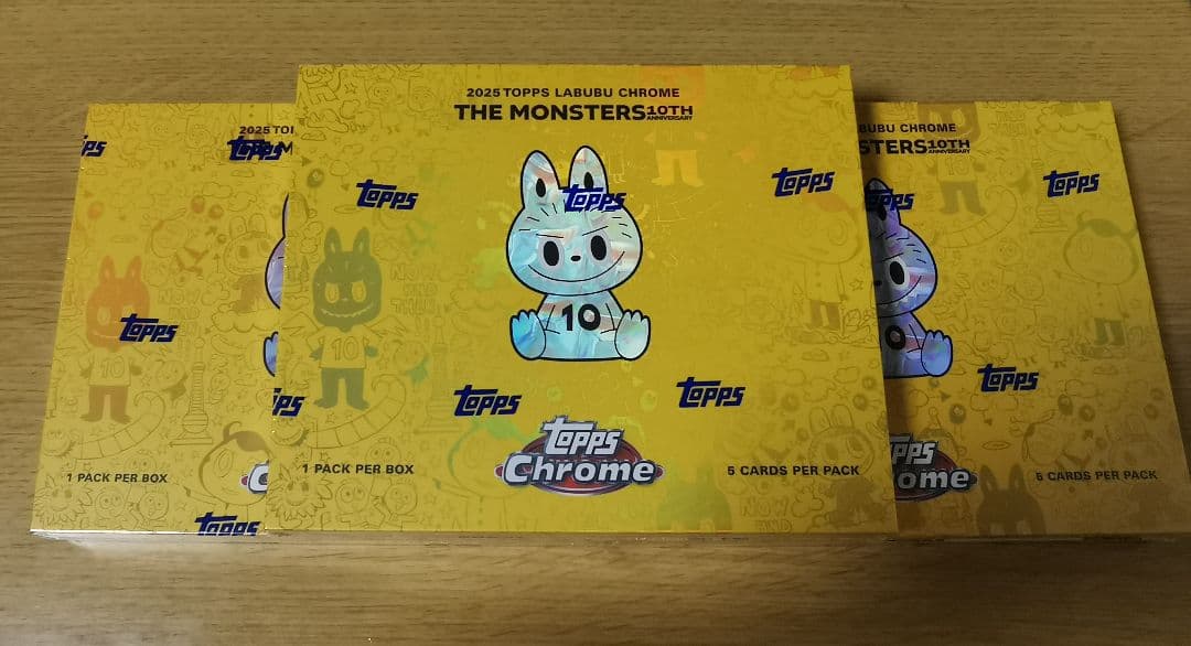 未開封シュリンク付き！ラブブToppsアニバーサリーBOX☆3箱セット