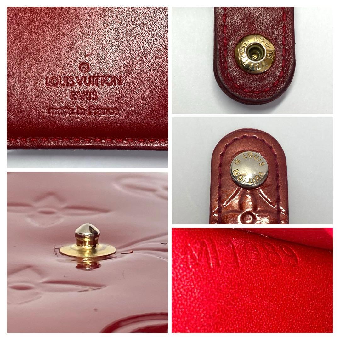 LOUIS VUITTON ルイヴィトン　折り財布　がま口 ヴェルニ