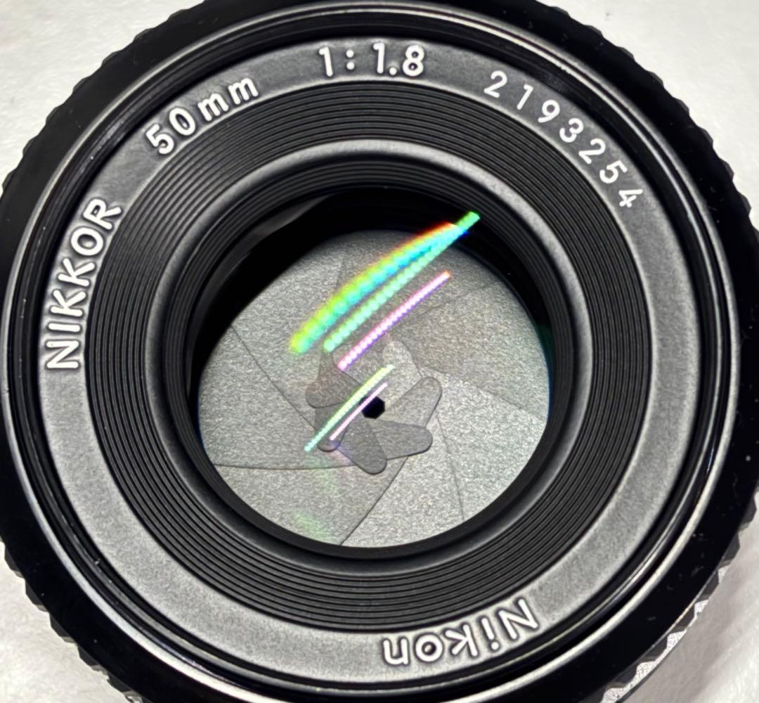 Nikon FE2 シルバー NIKKOR 50mm 1:1.8 レンズ セット