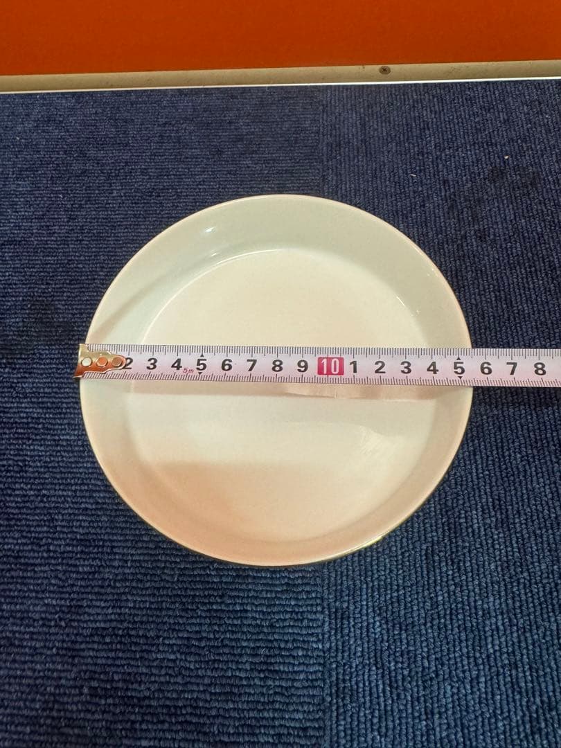 1697 深川製磁　果実文　中皿　9客　15cm 金彩