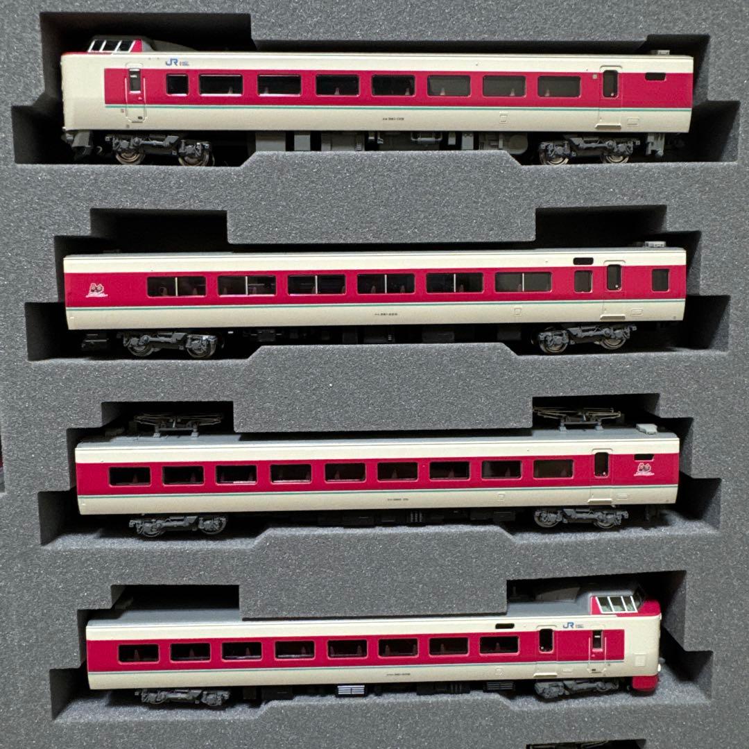 NゲージKATO 381系やくも7両セットグレー台車