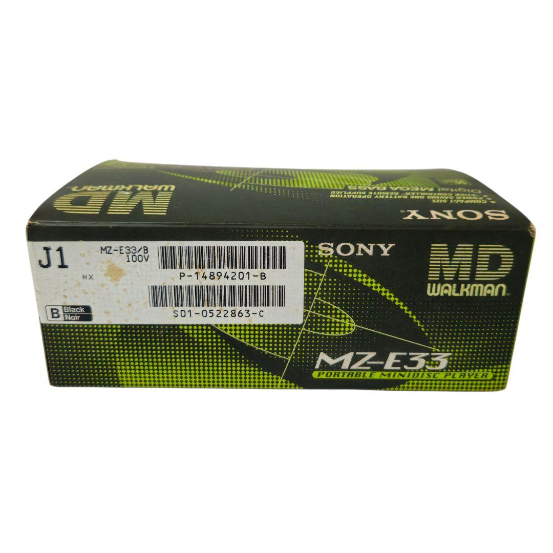 SONY ソニー MD WALKMAN ポータブルMDプレーヤー MZ-E33