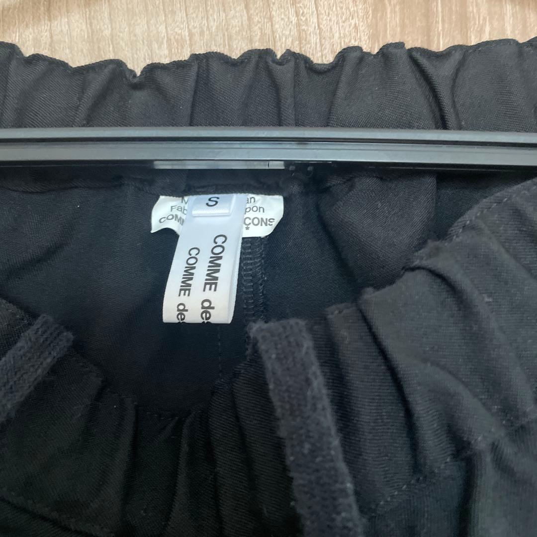 COMME des GARÇONS ブラック サルエルパンツ S