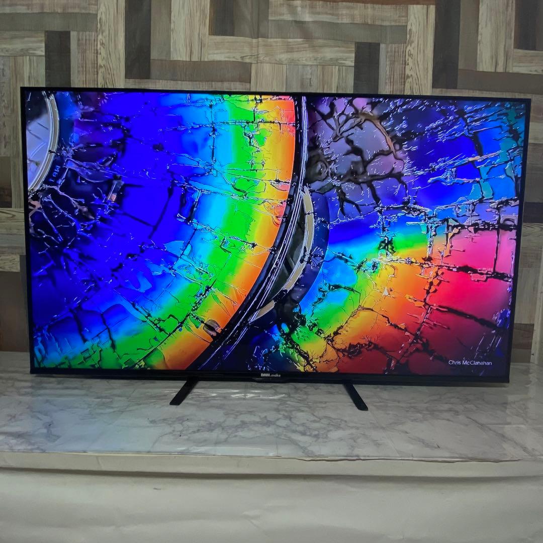 Mr.Tb@さん専用受渡2年前購入DMM55型4Kモニタースピーカー内蔵新品リモ