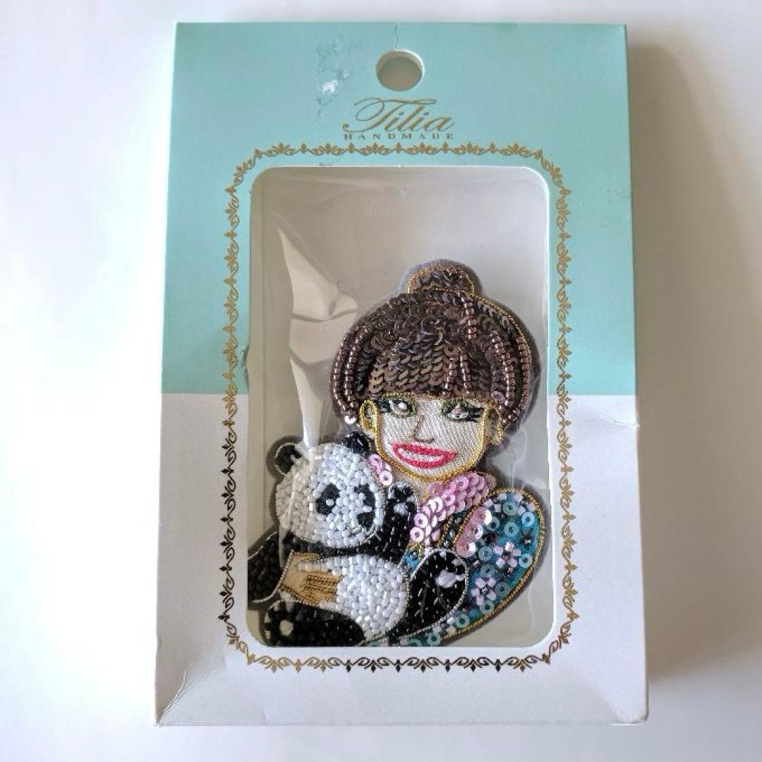 黒柳徹子　田川啓二　ブローチ