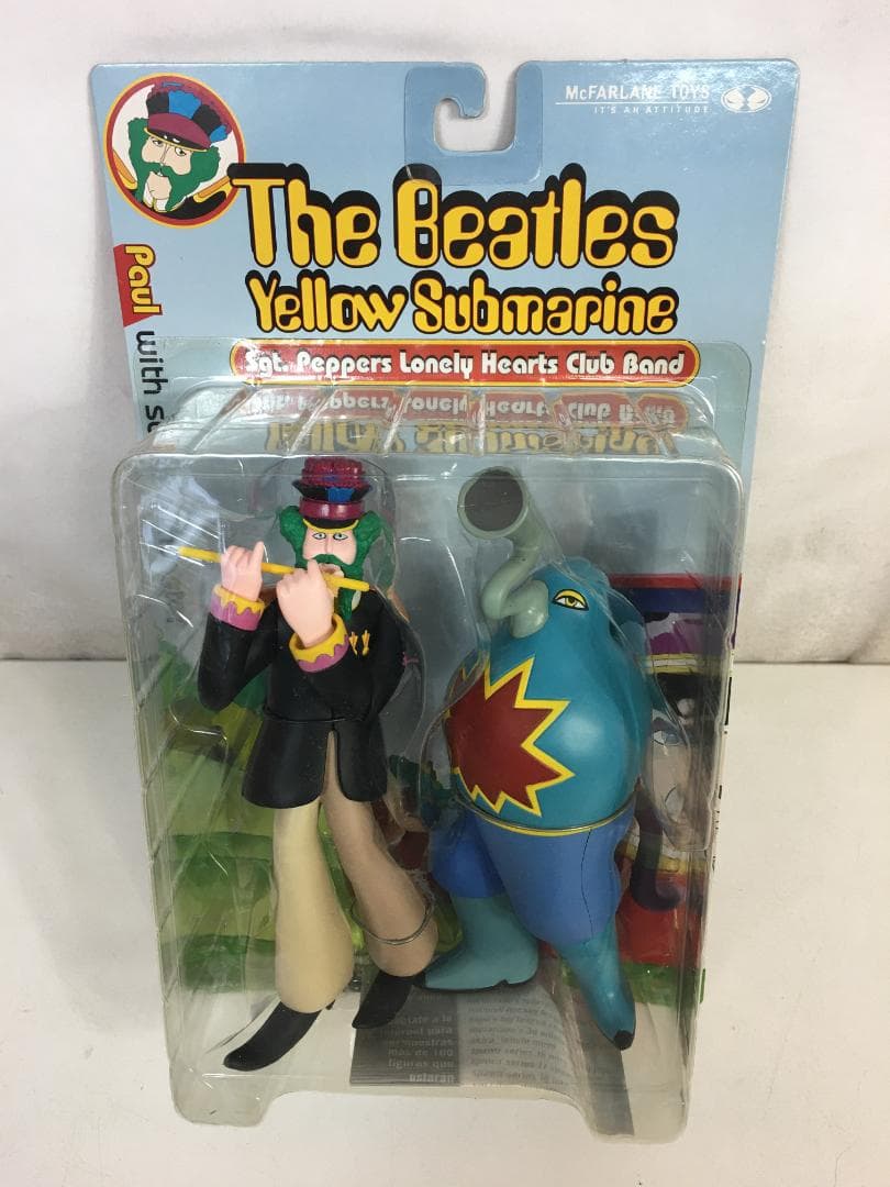 ☆未開封 ビートルズ イエローサブマリン フィギュア ４体セット マクファーレン