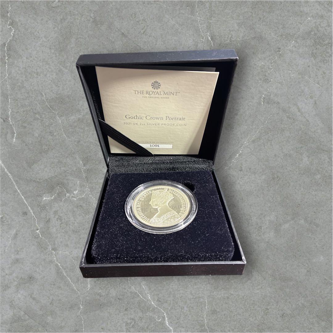ロイヤルミント　2021年 ゴシッククラウン 2オンス　シルバー