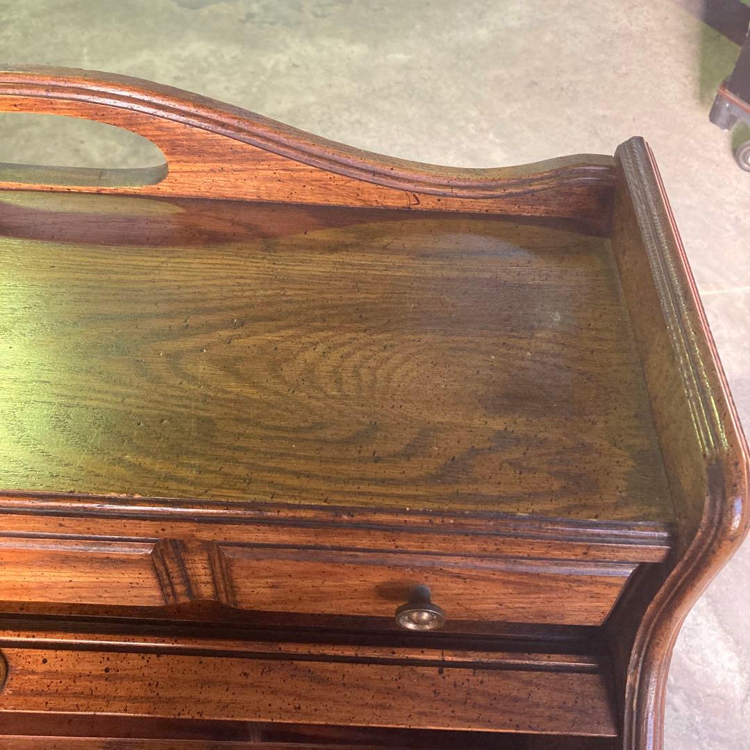 アンティーク　ヴィンテージ　蛇腹　ライティングビューロー　デスク　机　ドレッサー