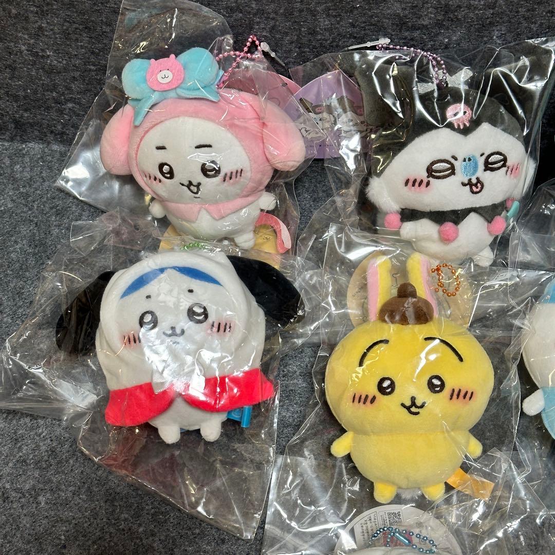 ちいかわ×サンリオキャラクターズぷちミニマスコットフードマスコット 全7種セット