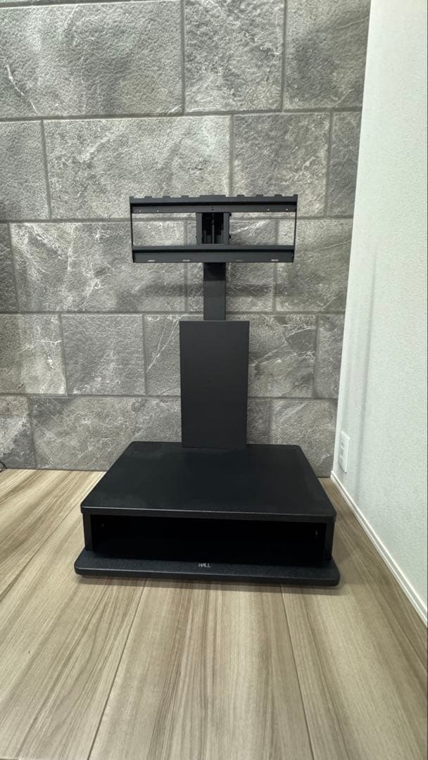 テレビスタンド WALL B1 ボックス収納タイプ　サテンブラック