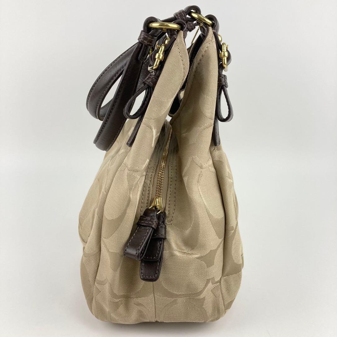 COACH コーチ シグネチャー 18762 ハンドバッグ 肩掛け 美品
