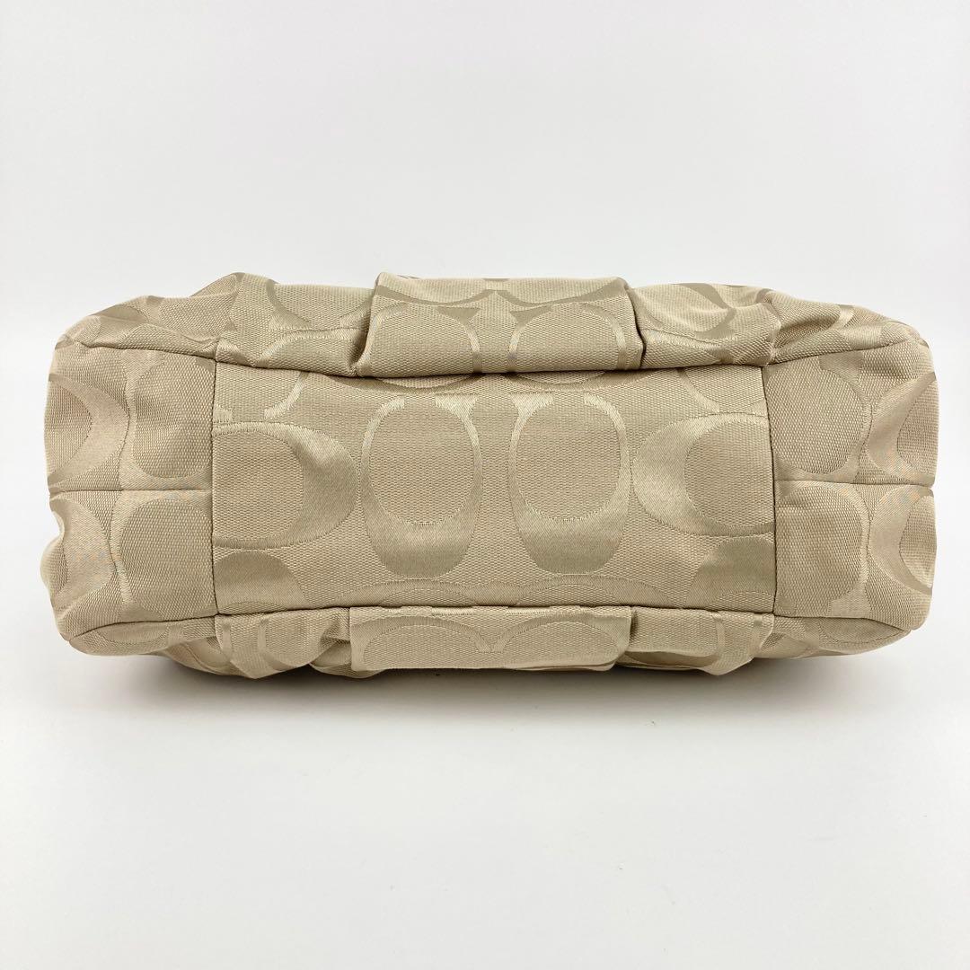 COACH コーチ シグネチャー 18762 ハンドバッグ 肩掛け 美品