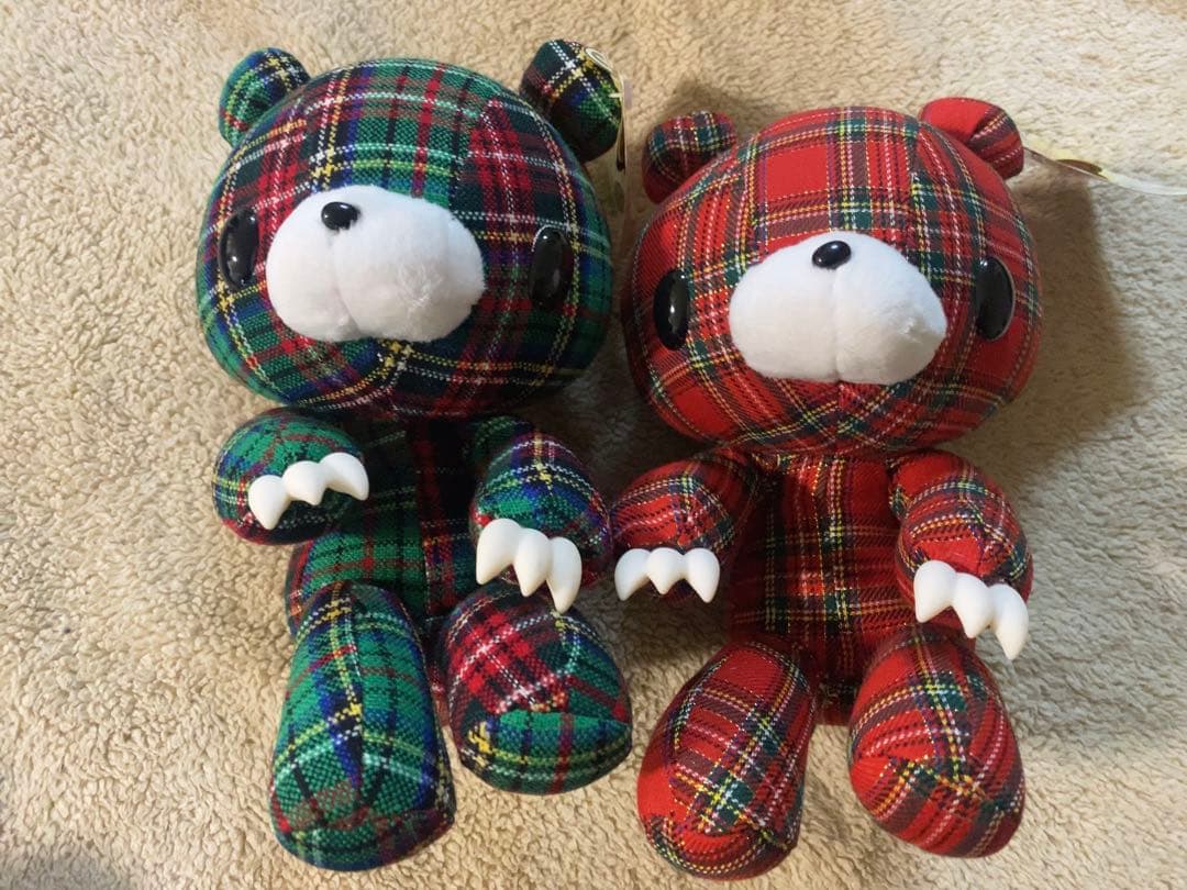 グルーミー チャックスGP タータンチェック柄コンプ ぬいぐるみ 希少セット