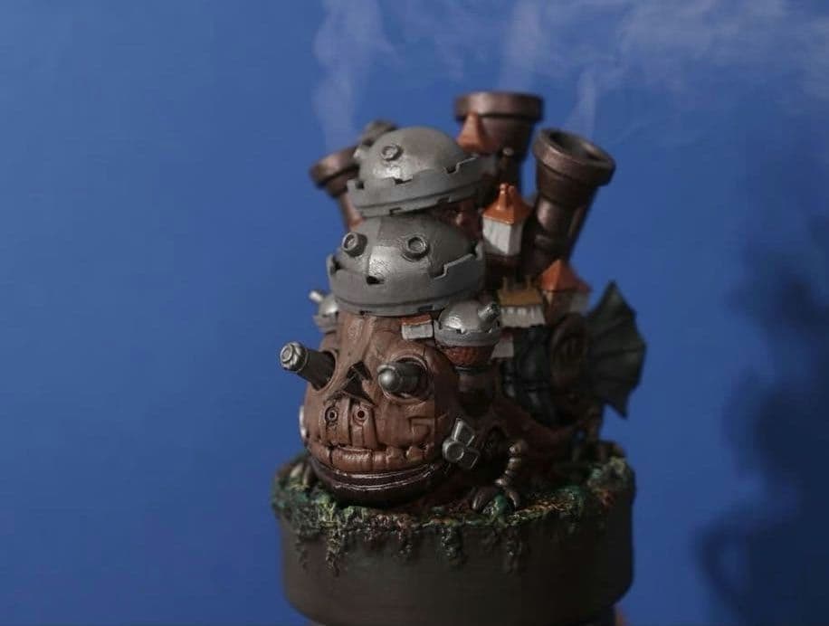 【新品】ジブリ ハウルの動く城　ちいさな加湿器　ハウル城