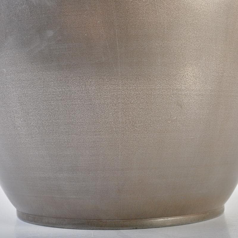 古錫　大茶壷　茶心壷　約8.48kg　御錫屋天下一美作守造銘　B　R6849B