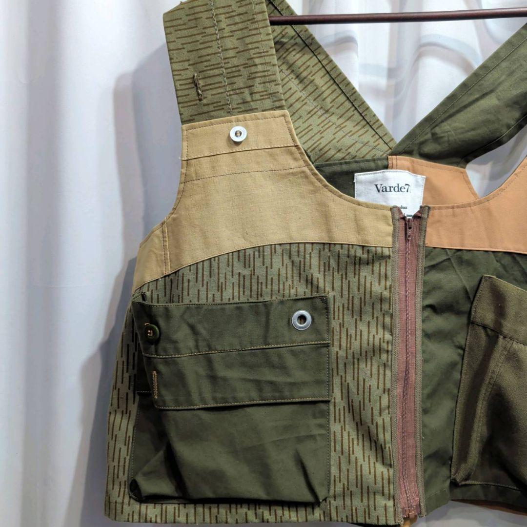 美品 Varde77 バルデ77 再構築 ミリタリー ミックスベスト XL相当
