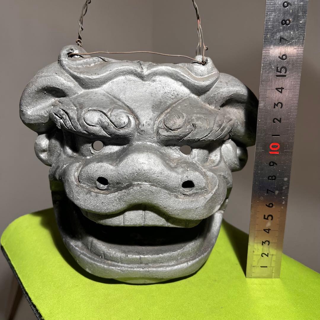 獅子舞　獅子頭　魔除け 厄除け　瓦