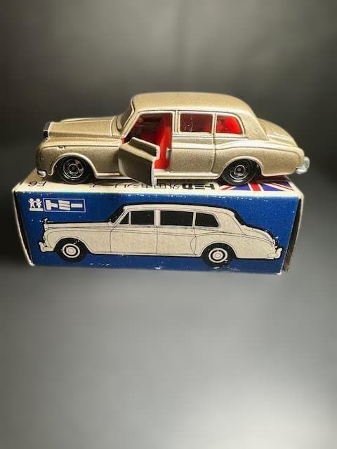 【絶版希少・トミカ 青箱】F6　ロールスロイス ファントム VI　日本製