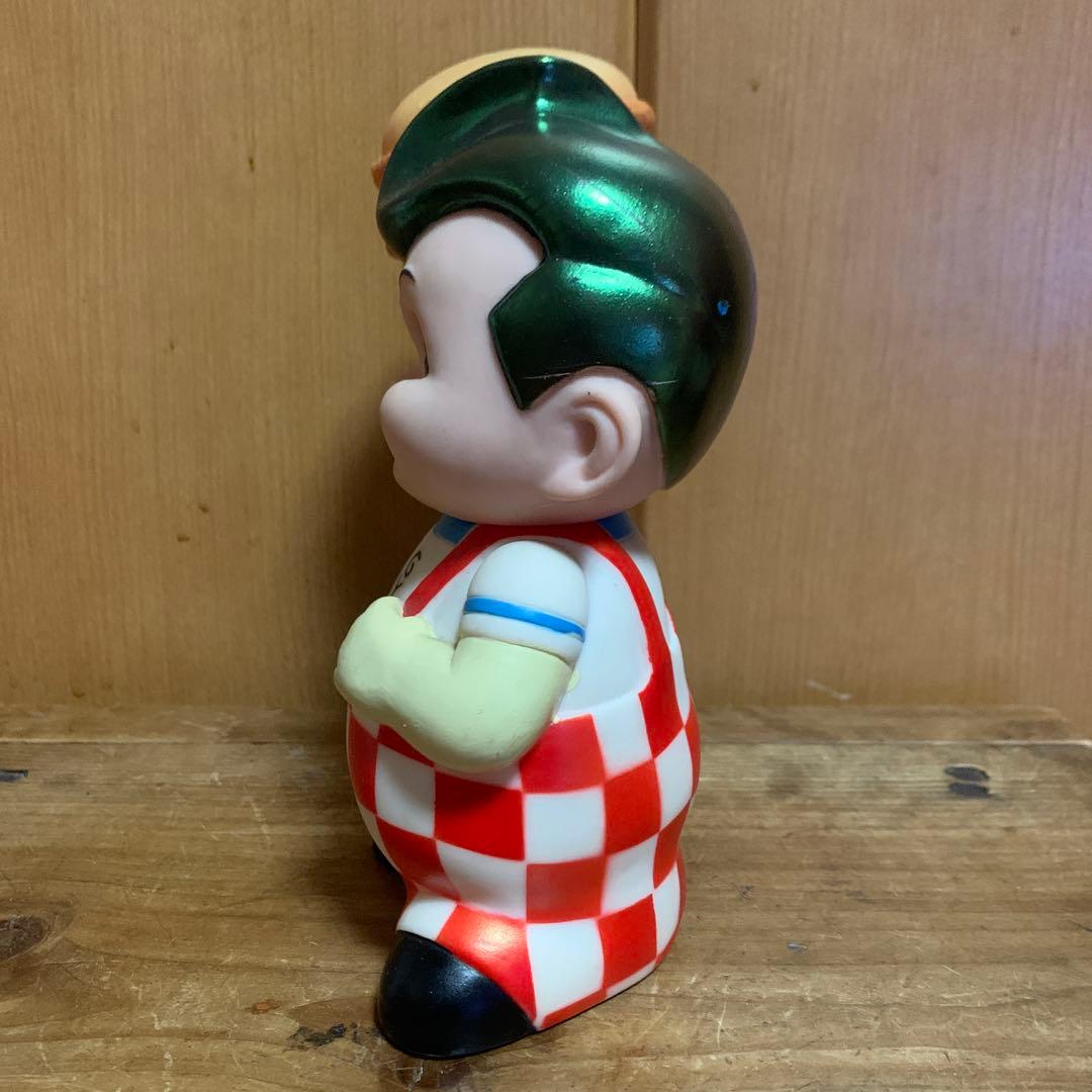 激レアアンティーク　BIG BOY マネーバンク　緑メタリック髪色バージョン