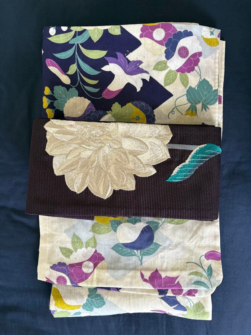 【未使用】撫松庵　浴衣　裄70