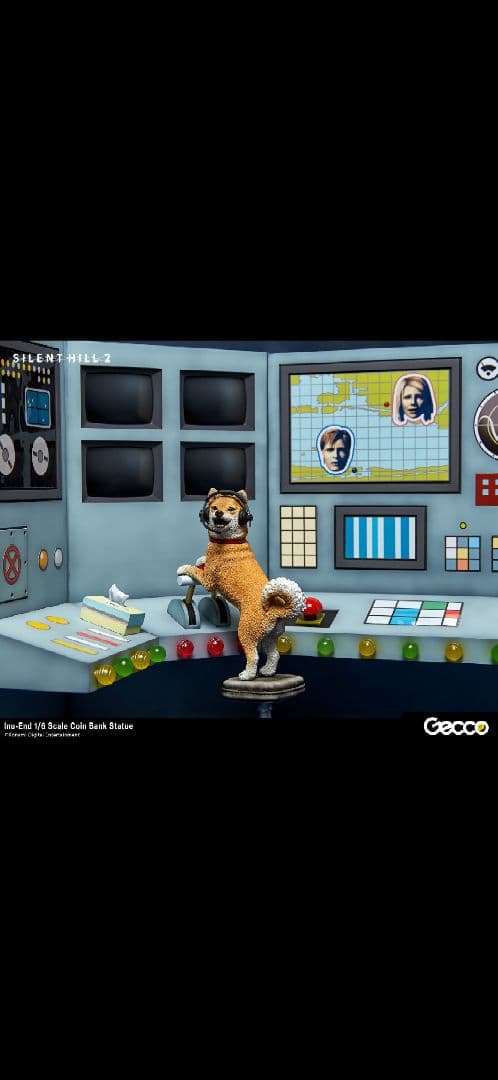 gecco 犬エンドスタチュー　ミニロビーNEOピンクセット　サイレントヒル