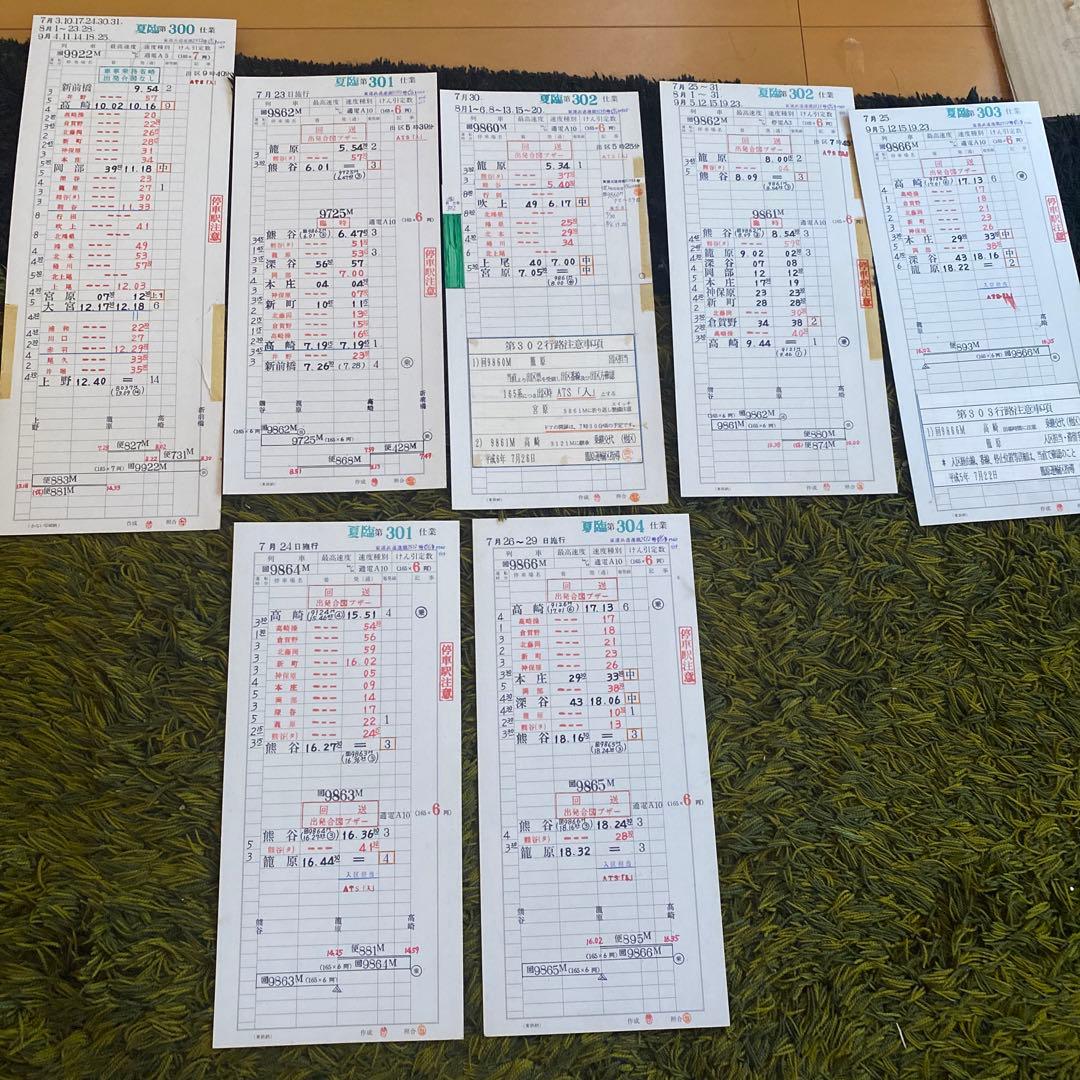 鉄道　スタフ　籠原区　夏臨