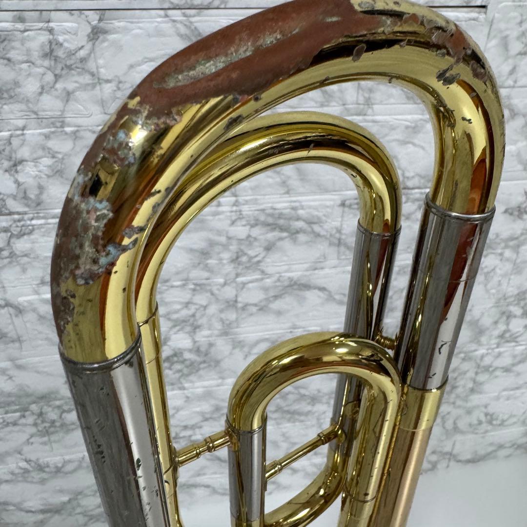 YAMAHA ヤマハ　テナーバストロンボーン　YSL456G F管　ハードケース