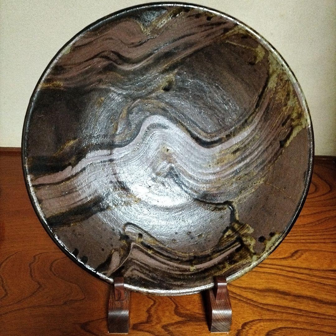 陶器　飾り大皿　43センチ