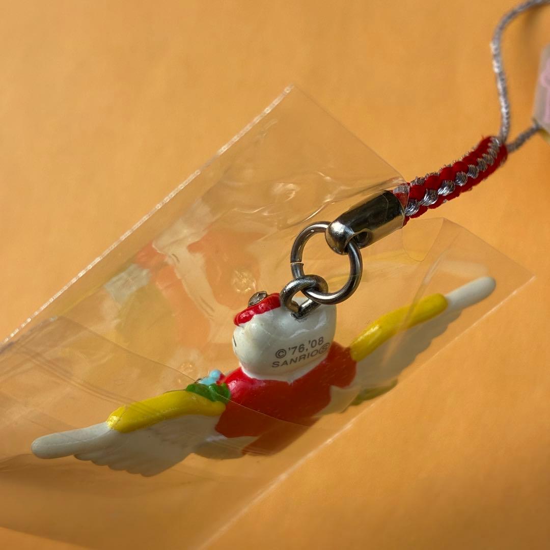 ★激レア★ハローキティ タトゥーKT LOVE 天使の羽 羽根 ストラップ 根付